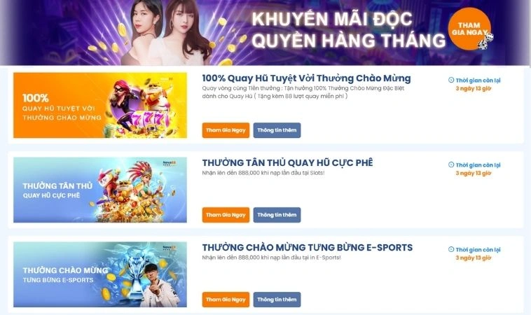 Khuyến Mãi Nova88: Ưu Đãi Đặc Biệt Chờ Bạn Khám Phá! 2 Đa dạng các chương trình khuyến mãi tại Nova88